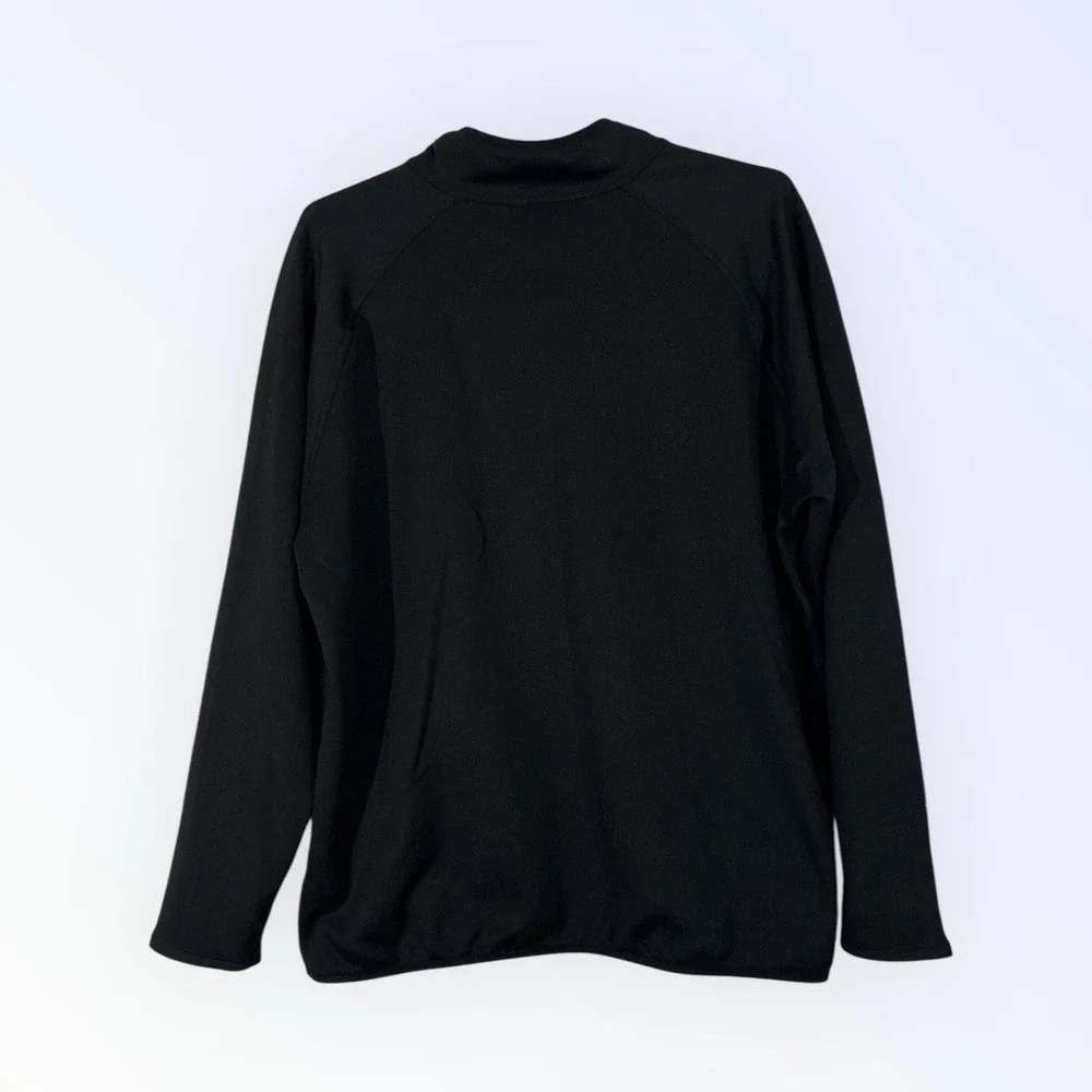 The North Face Pullover Mens XL Black Quarter Zip Fleece Hiking Shirt‎ Top